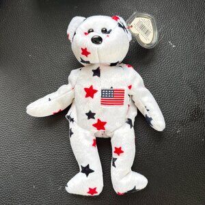 NWT TY BEANIE BABIES 1998 GLORY BEAR in great condition